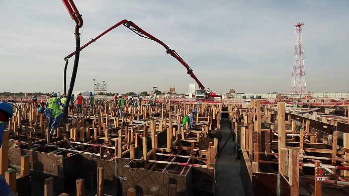 Look: Abu Dhabi Hindu temple rising ‘at great pace’ Look: Abu Dhabi Hindu temple rising ‘at great pace’